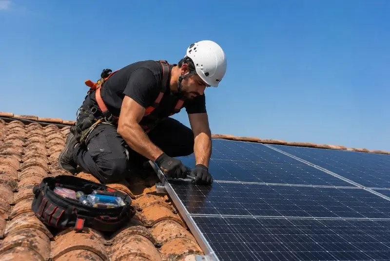 Maintenance et monitoring de panneaux solaires à Puygouzon